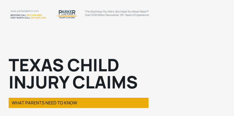 Texas Child Injury Claims