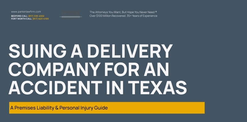 delivery company accident