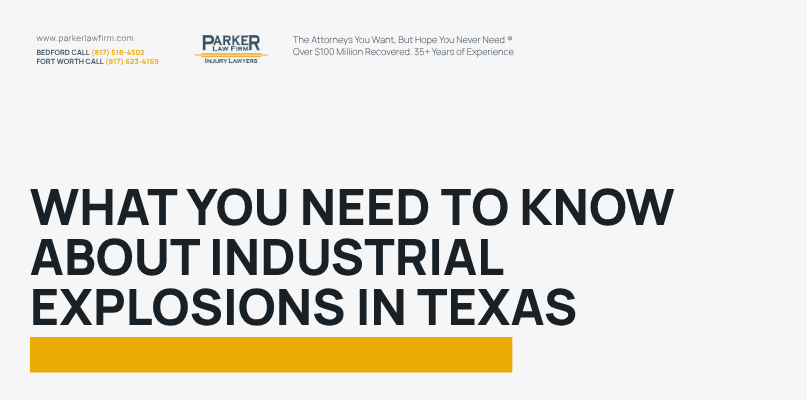 Texas Industrial Explosion Lawyer