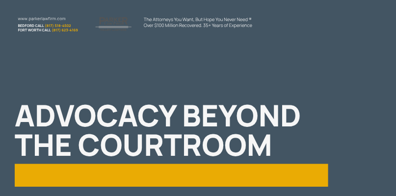 Parker Law Firm Injury Lawyers | Advocacy Beyond the Courtroom